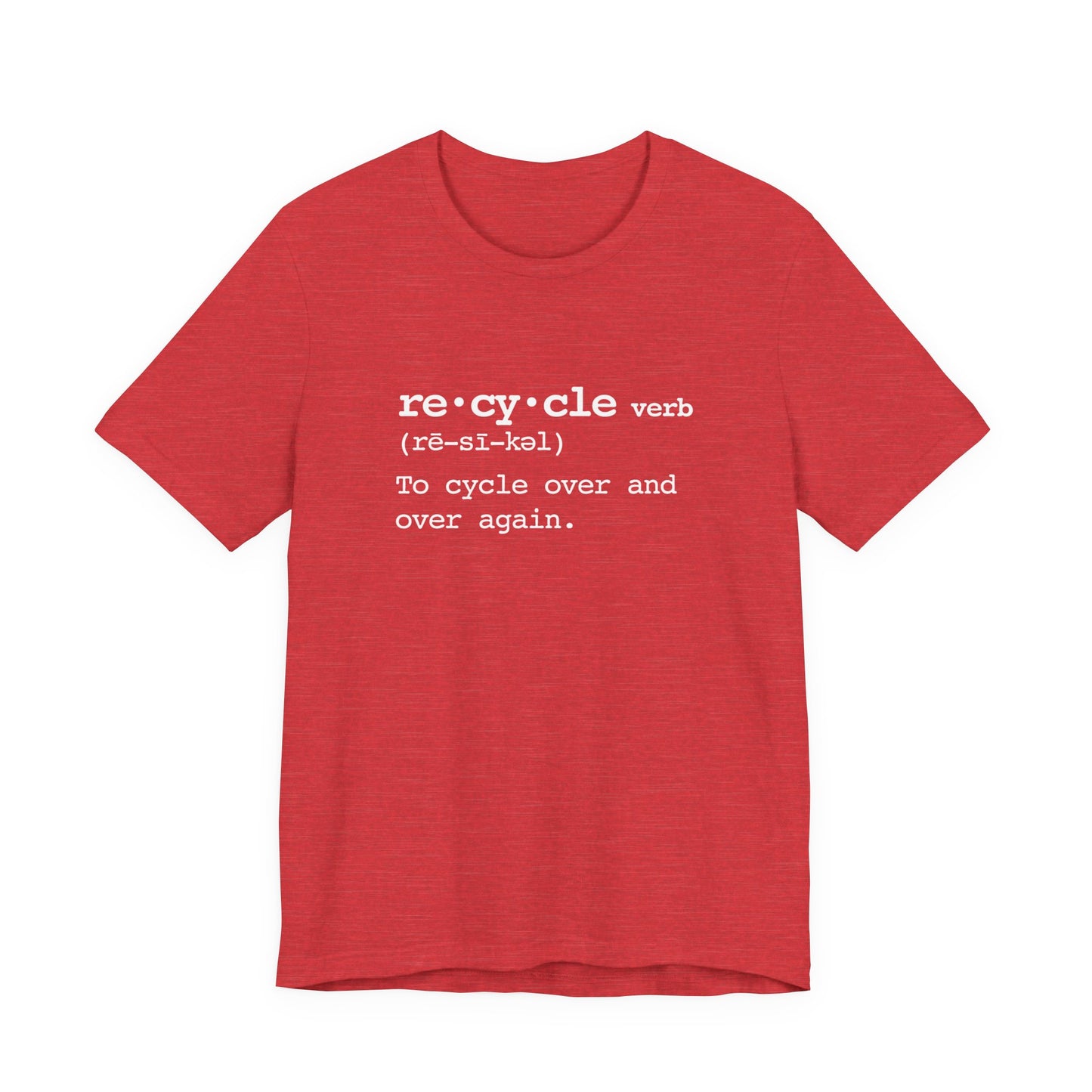 Recycle Definition T-Shirt — Cycling Tee