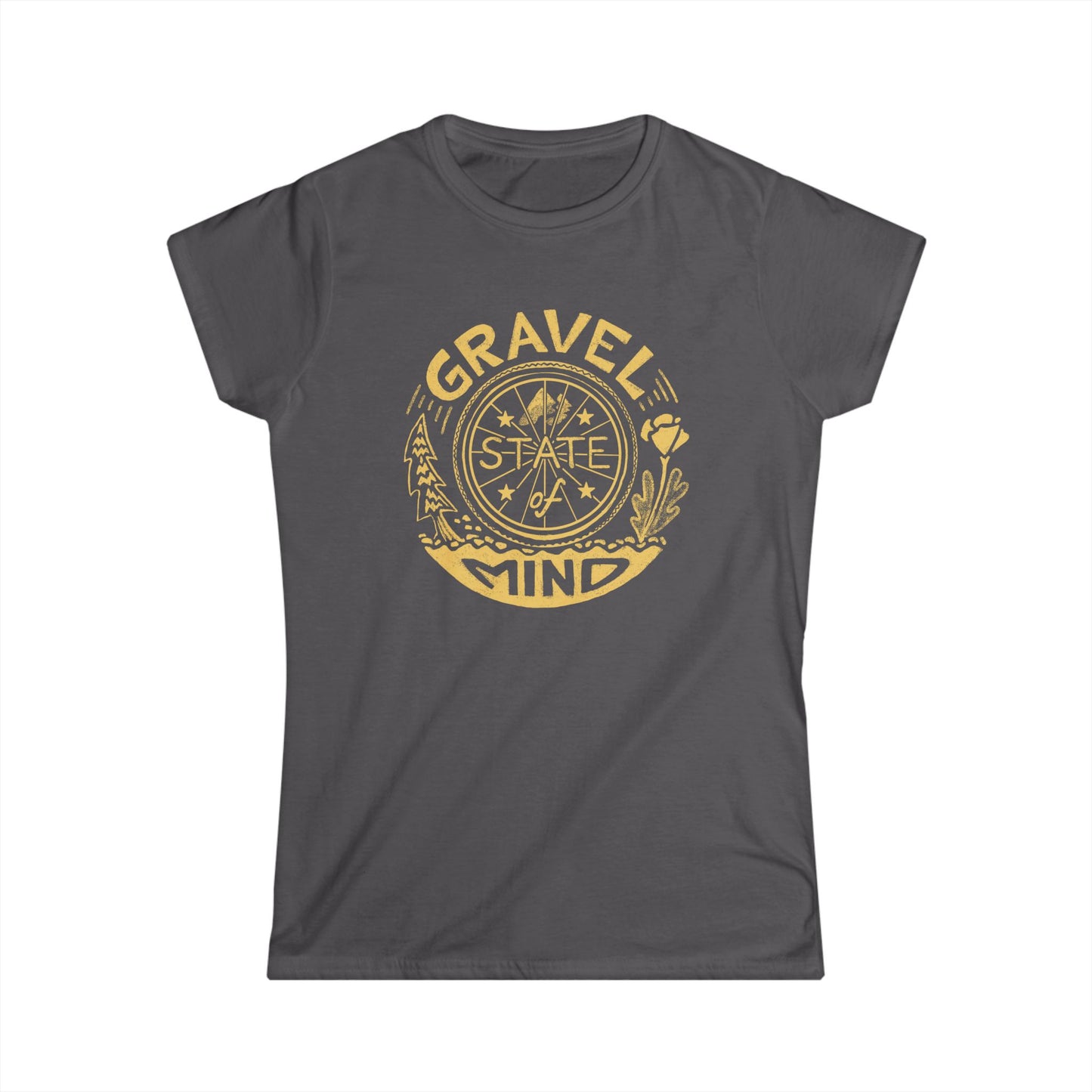 Gravel State of Mind Tee — Women's Softstyle Short-Sleeve Shirt