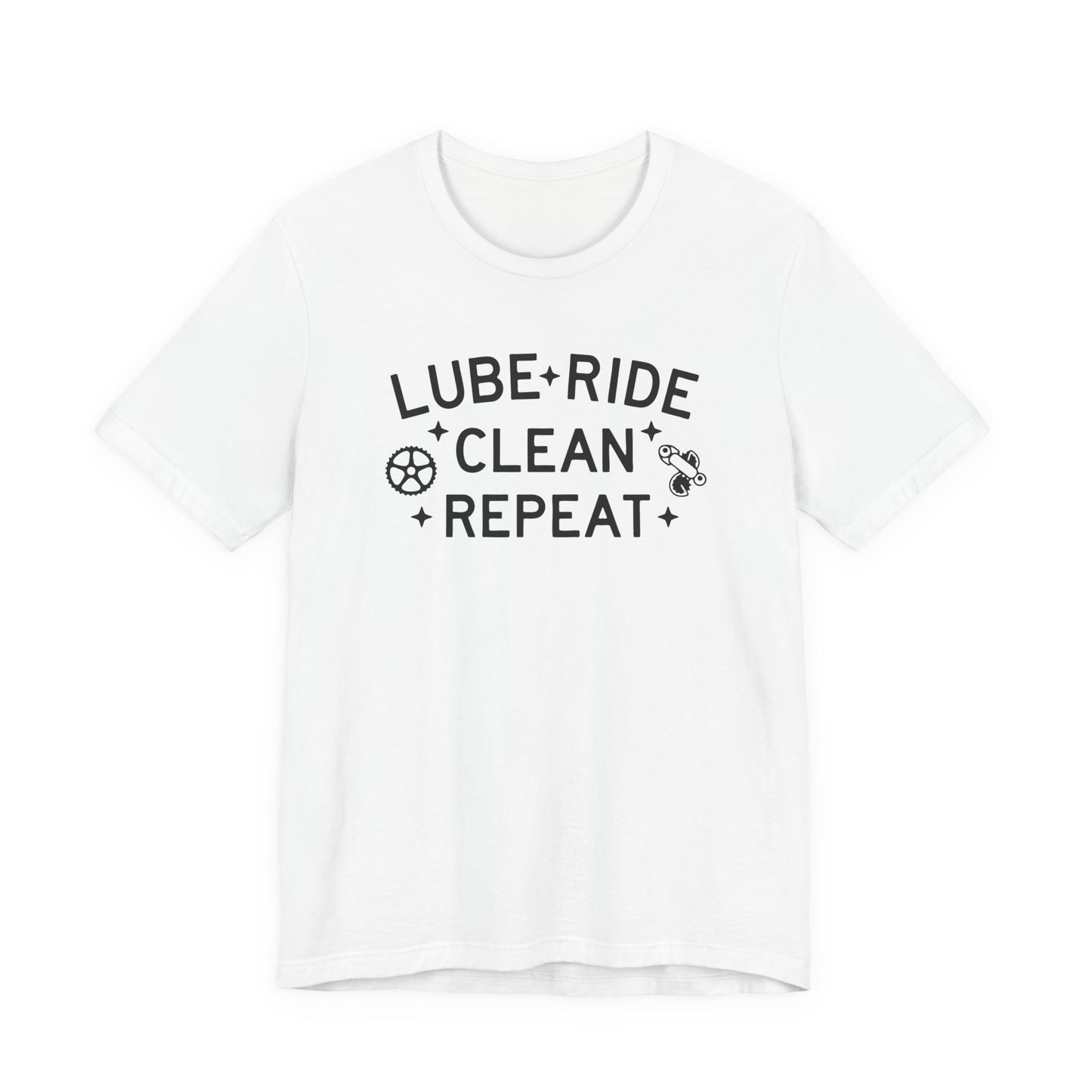 Lube, Ride, Clean, Repeat Cycling T-Shirt