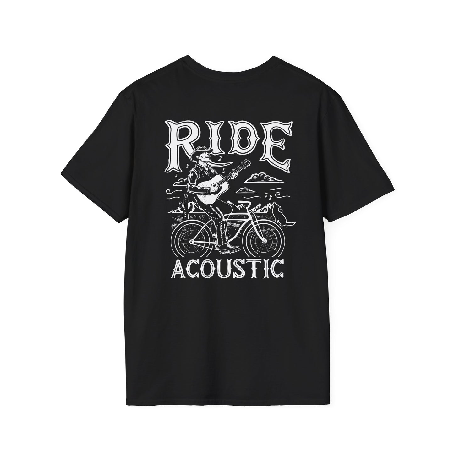 Acoustic Ride Back Print T-Shirt
