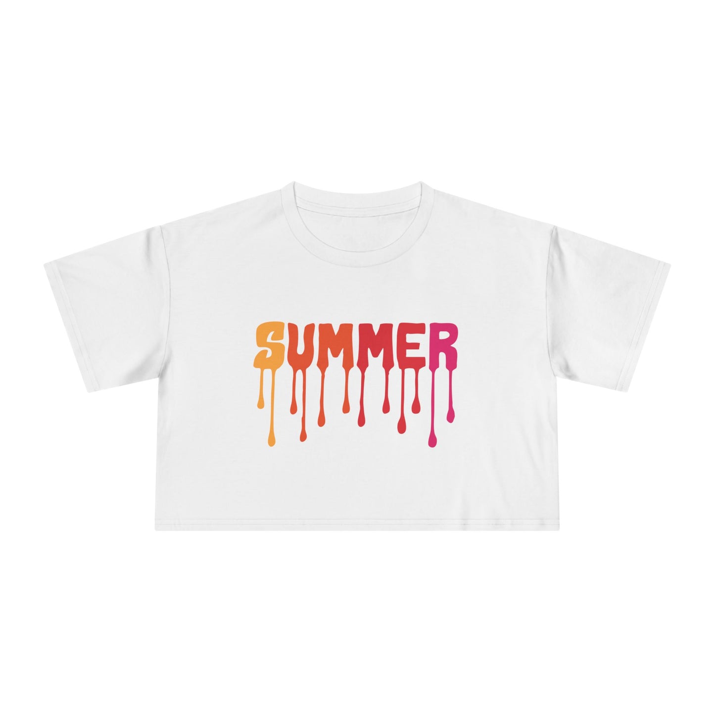 Summer Drip Women's Crop T-Shirt