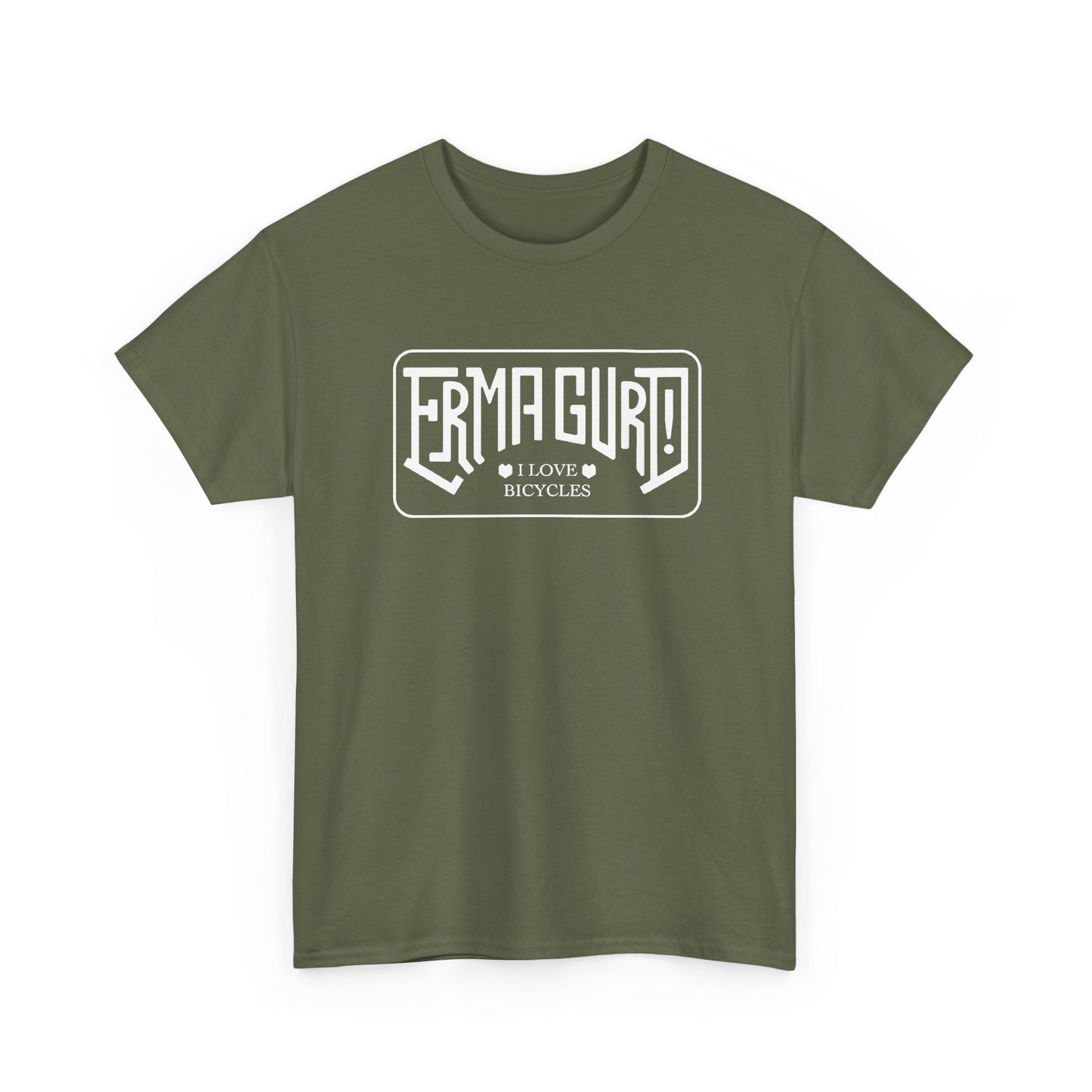 Erma Gurd Bicycles Logo Plate — Cycling Graphic T-Shirt