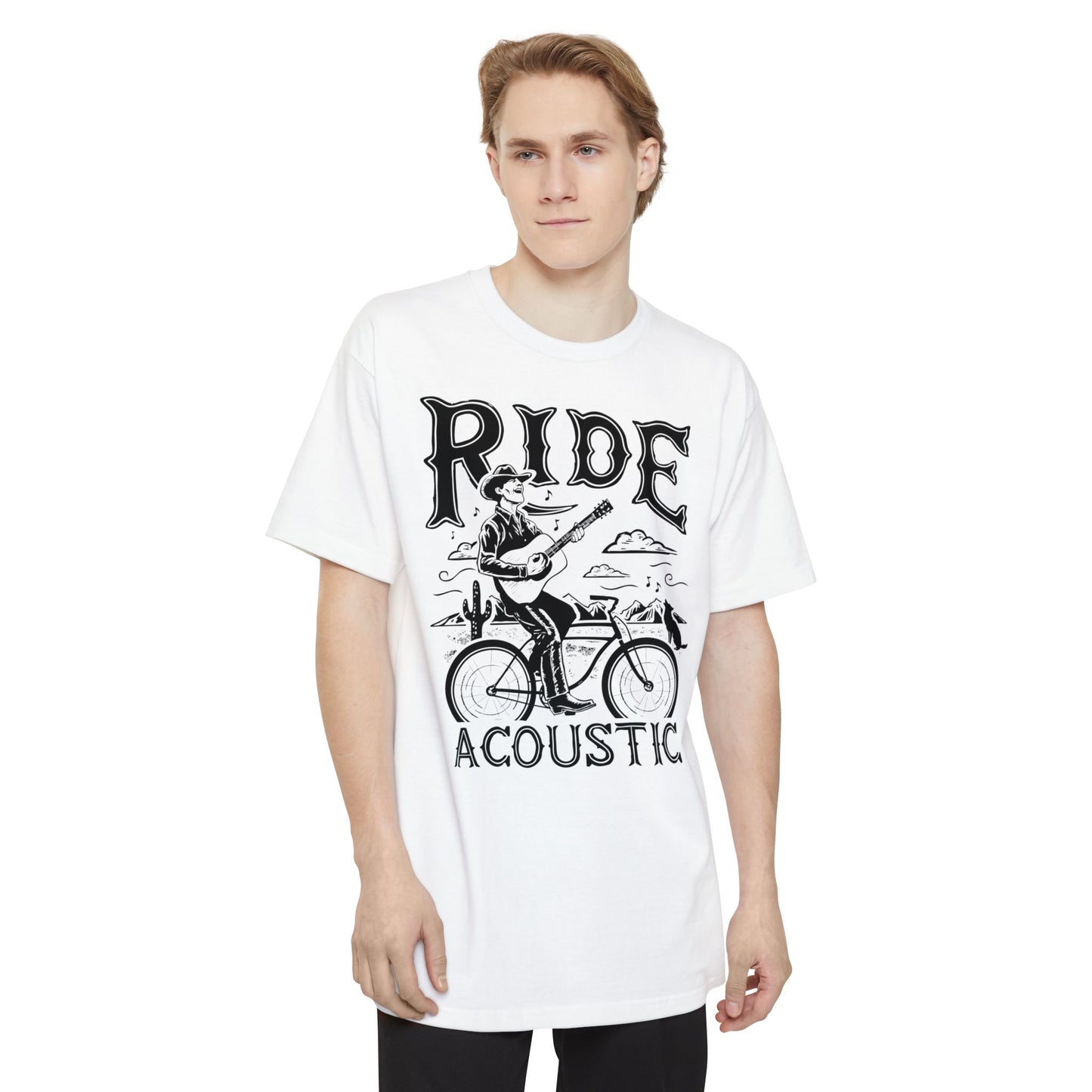 Ride Acoustic T-Shirt — Tall Fit Bicycle Tee
