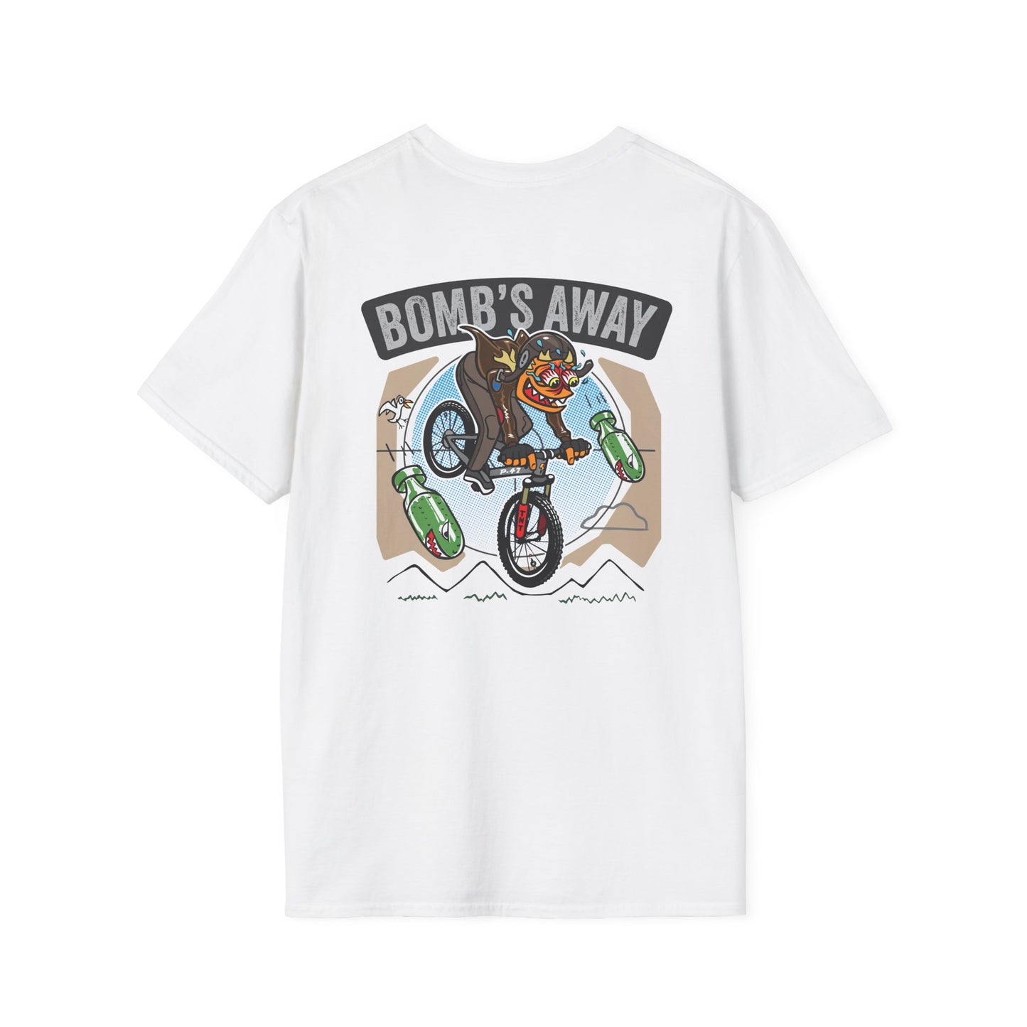Bomb's Away MTB Back Print T-Shirt