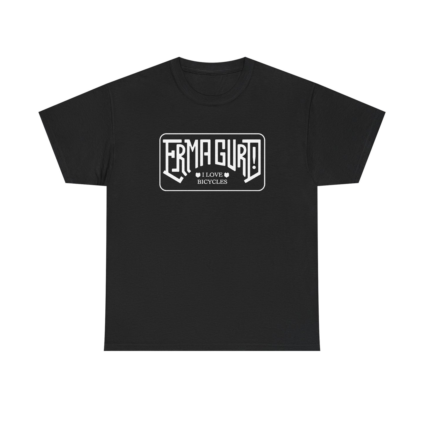 Erma Gurd Bicycles Logo Plate — Cycling Graphic T-Shirt