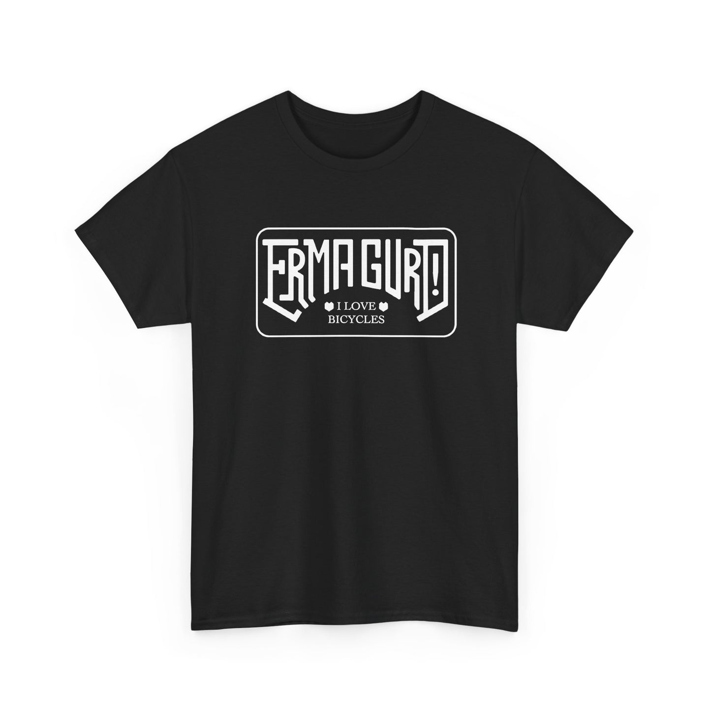 Erma Gurd Bicycles Logo Plate — Cycling Graphic T-Shirt