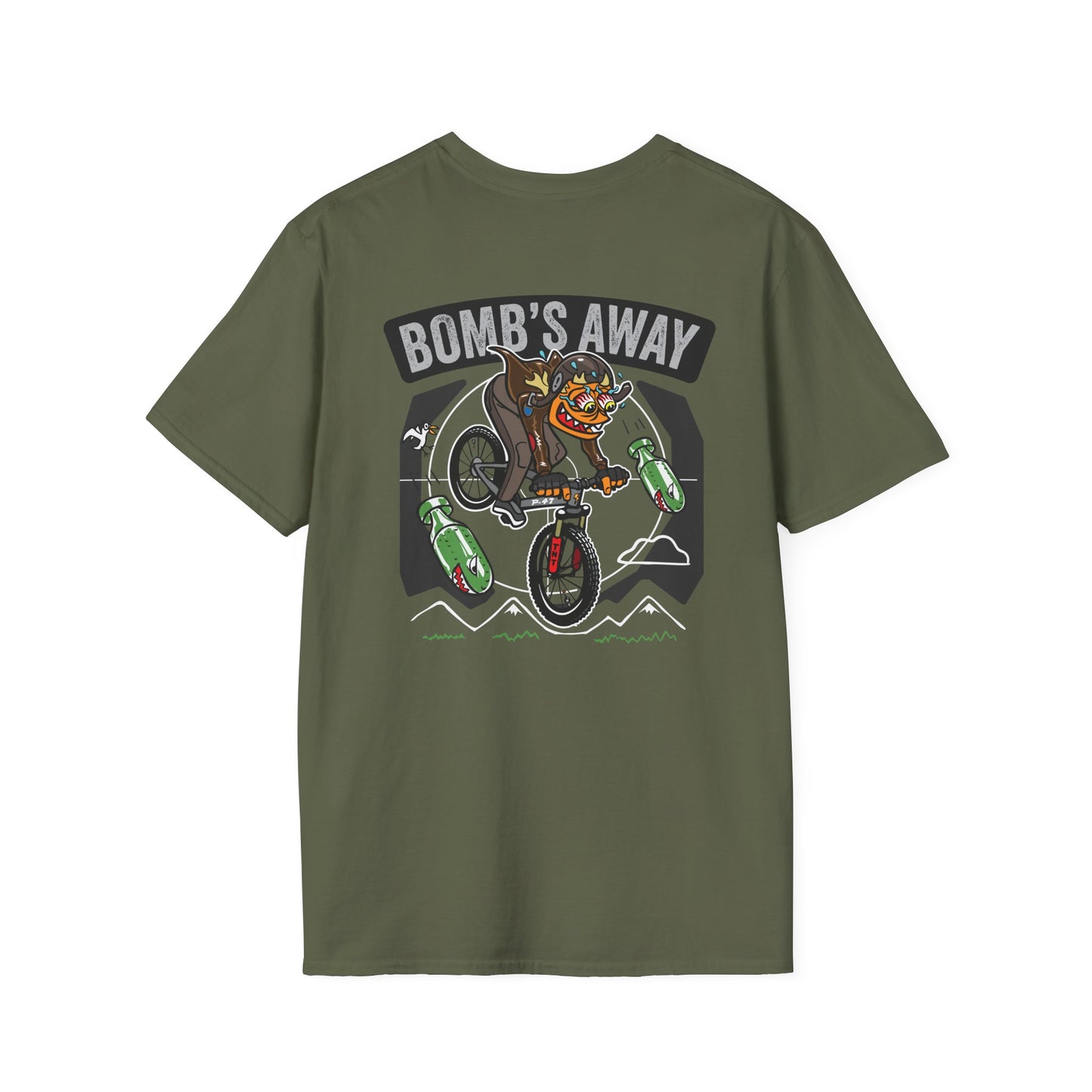 Bomb's Away MTB Back Print T-Shirt