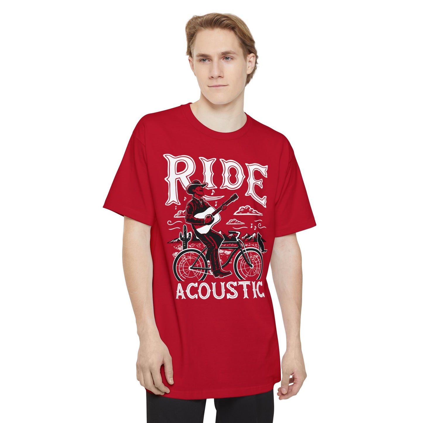 Ride Acoustic T-Shirt — Tall Fit Bicycle Tee