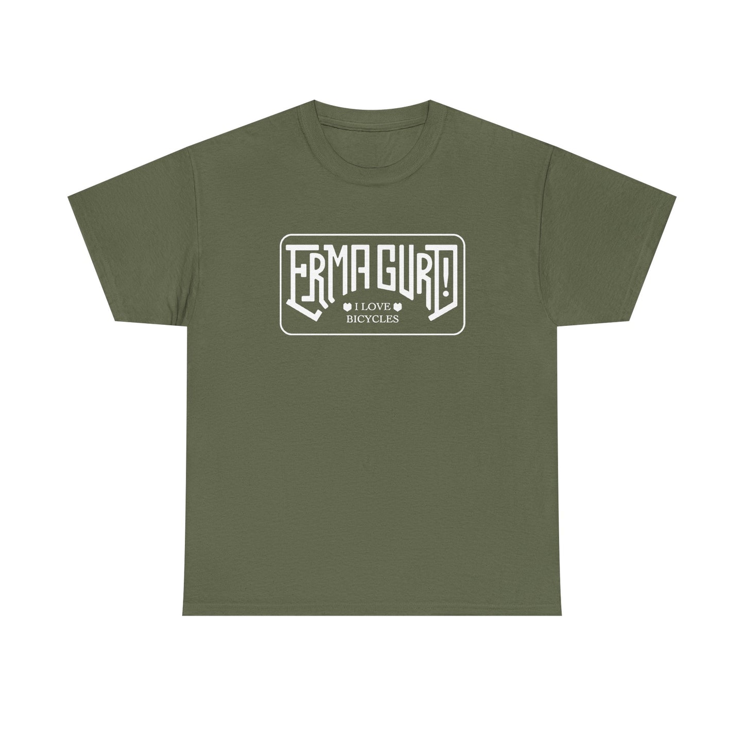 Erma Gurd Bicycles Logo Plate — Cycling Graphic T-Shirt