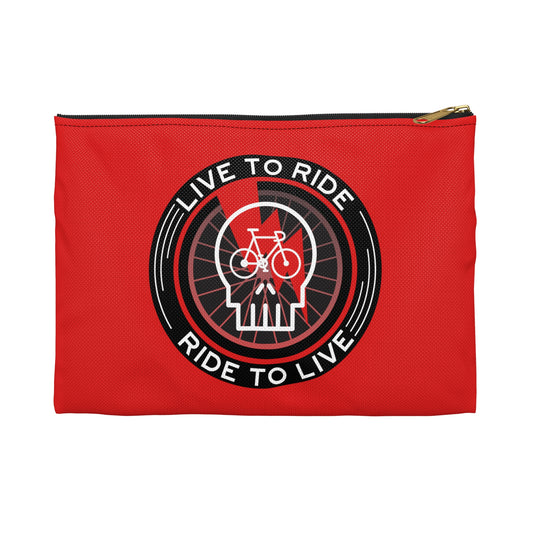 Live to Ride, Ride to Live — Cycling Gear Pouch