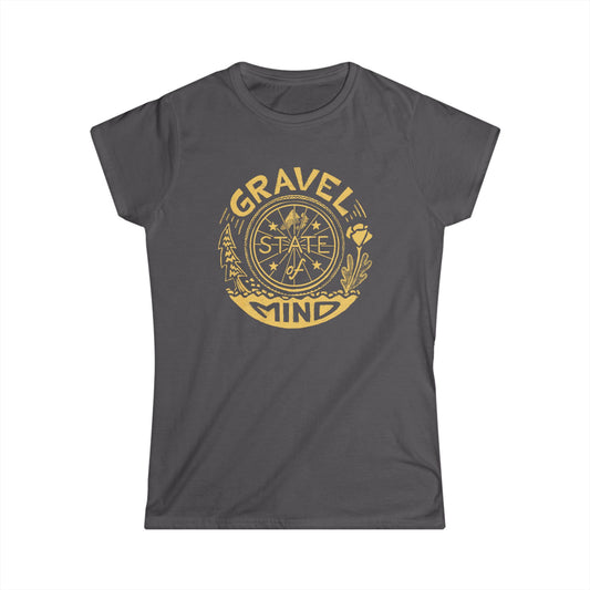 Gravel State of Mind Tee — Women's Softstyle Short-Sleeve Shirt