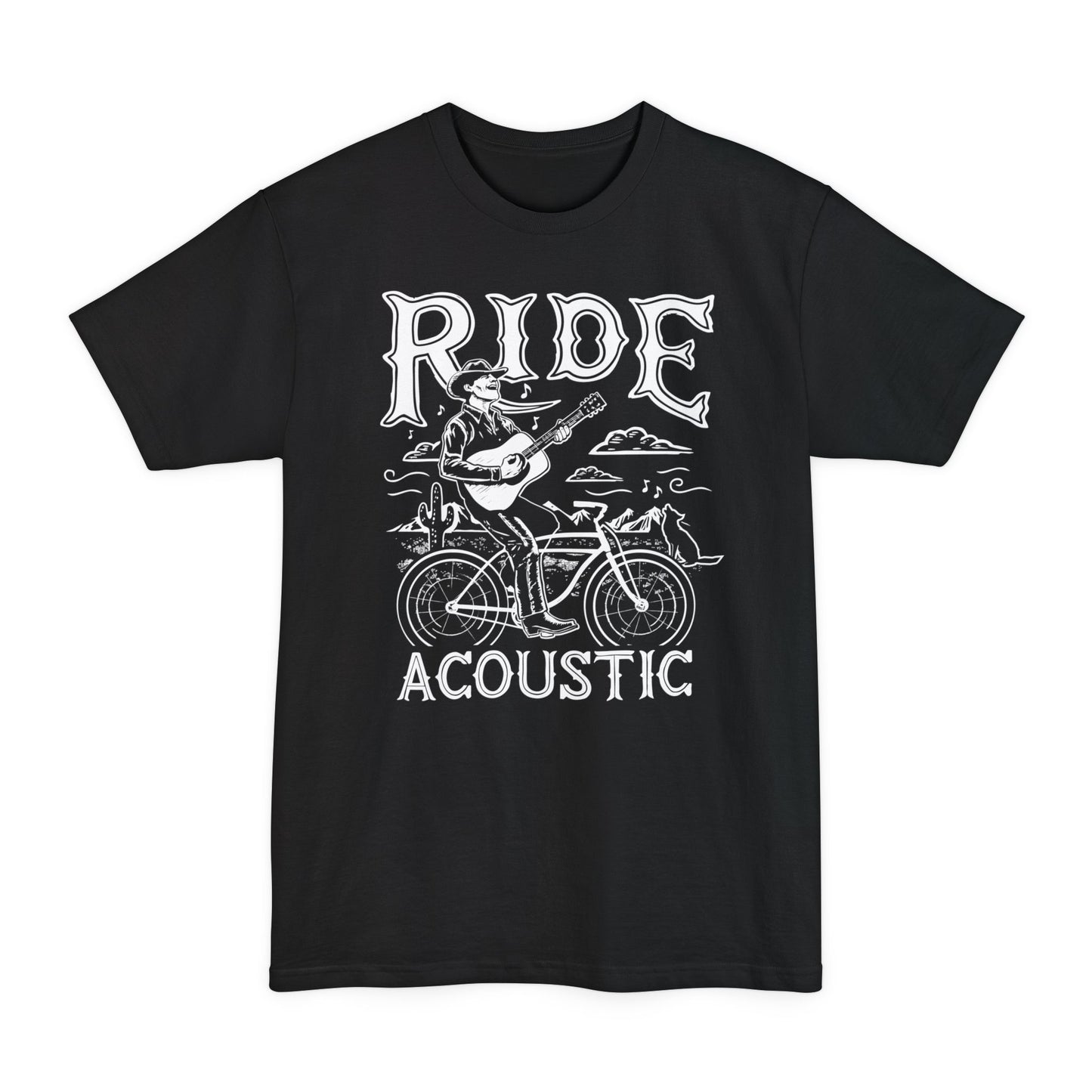 Ride Acoustic T-Shirt — Tall Fit Bicycle Tee