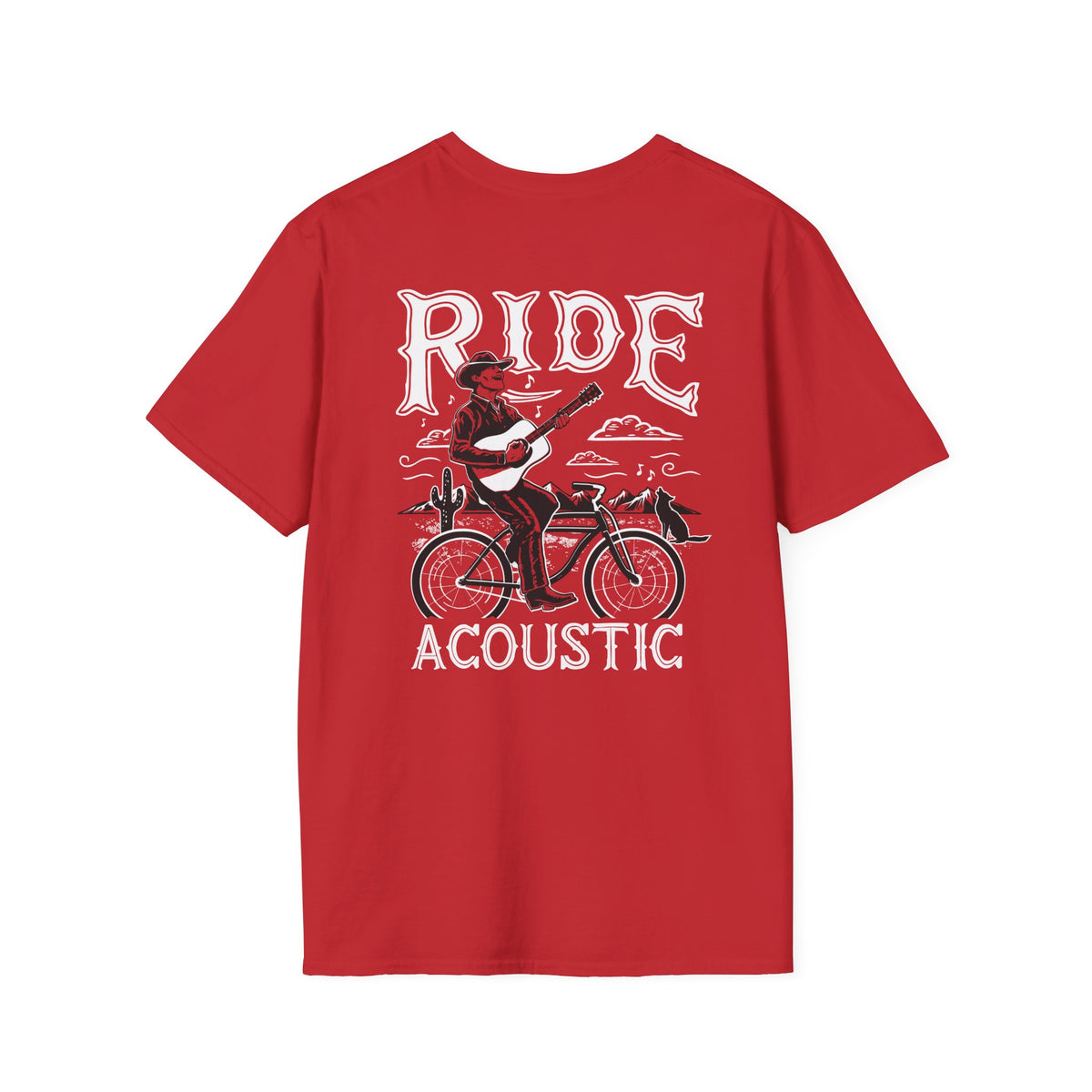 Acoustic Ride Back Print T-Shirt
