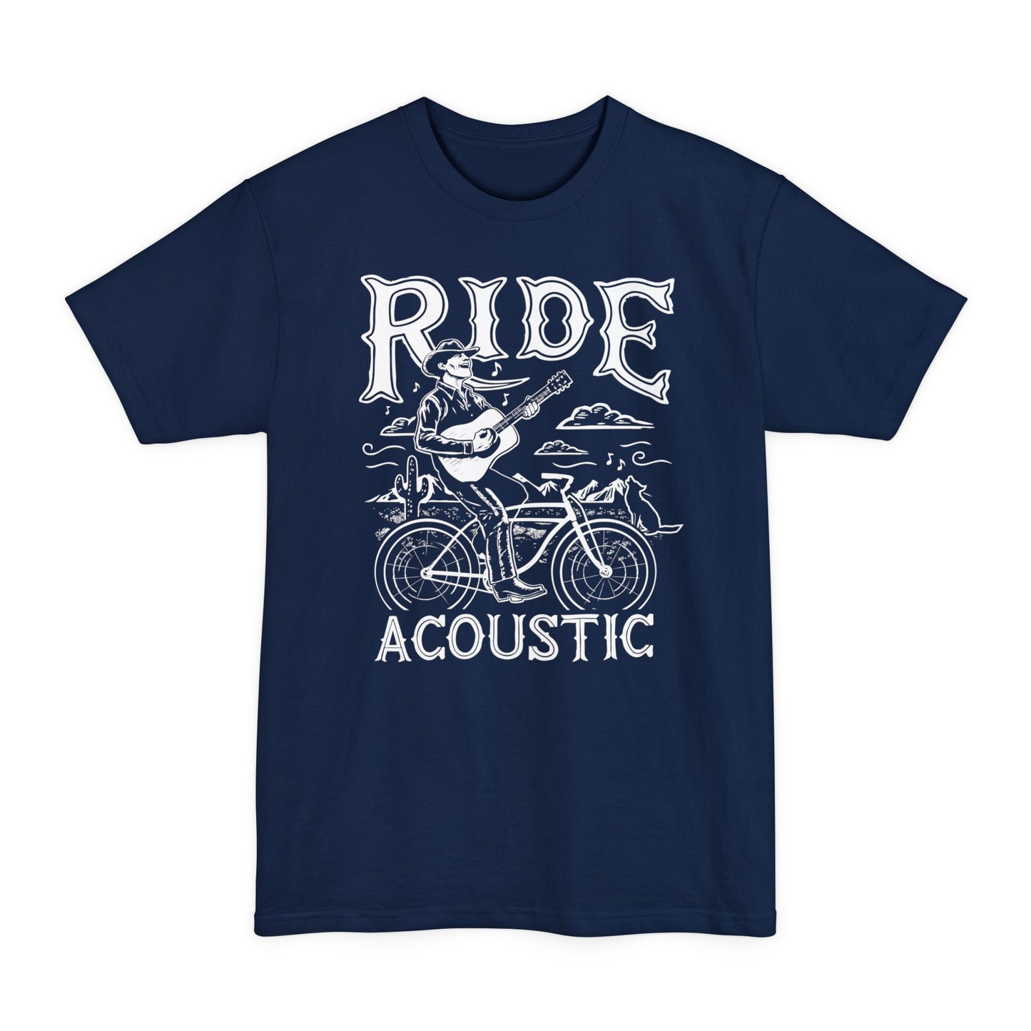 Ride Acoustic T-Shirt — Tall Fit Bicycle Tee