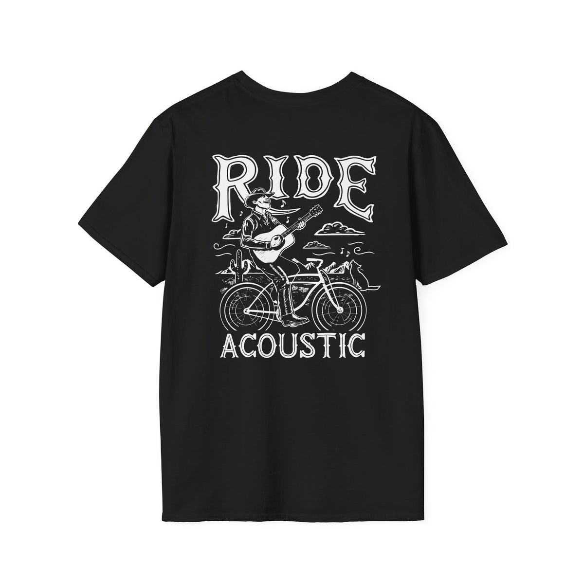 Acoustic Ride Back Print T-Shirt