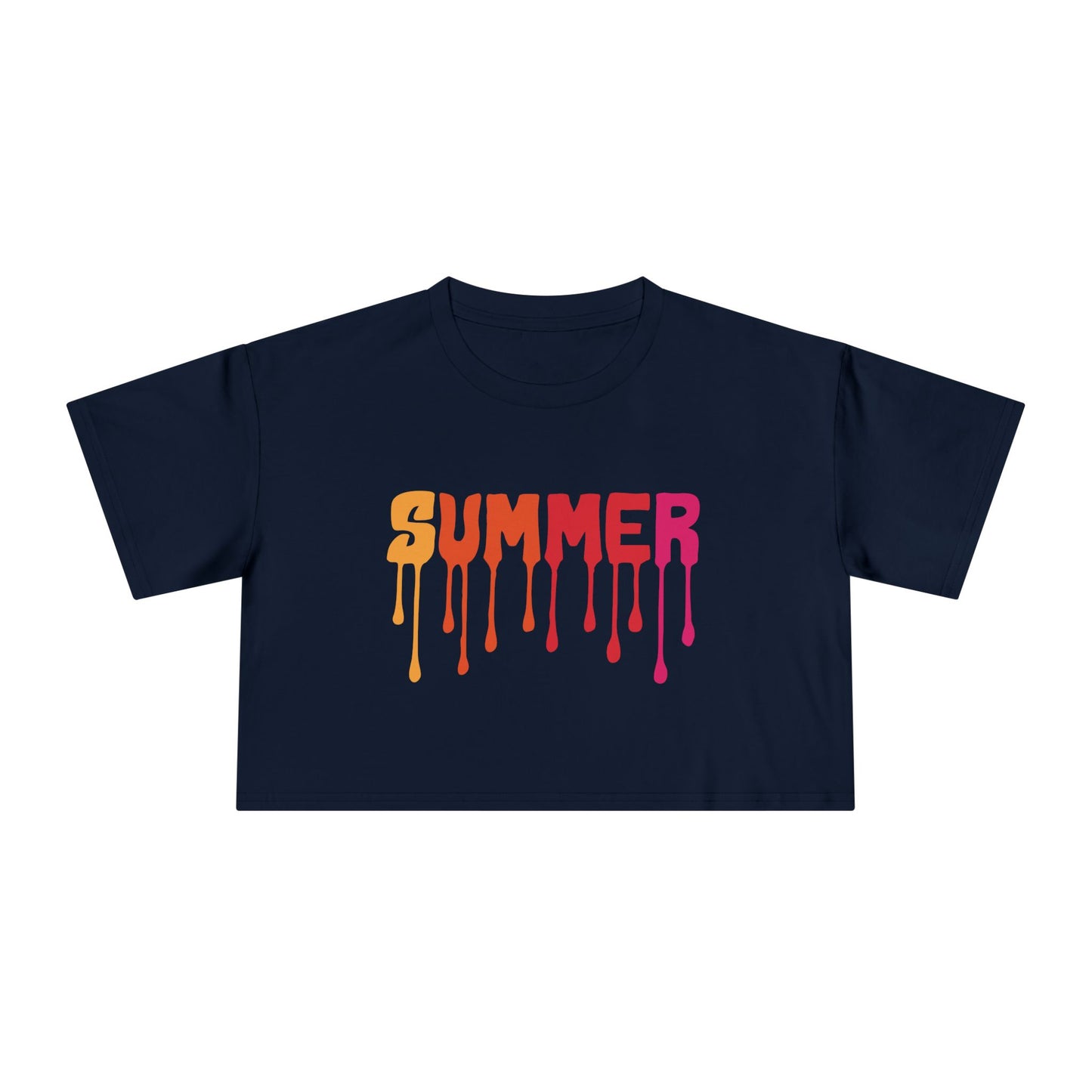 Summer Drip Women's Crop T-Shirt