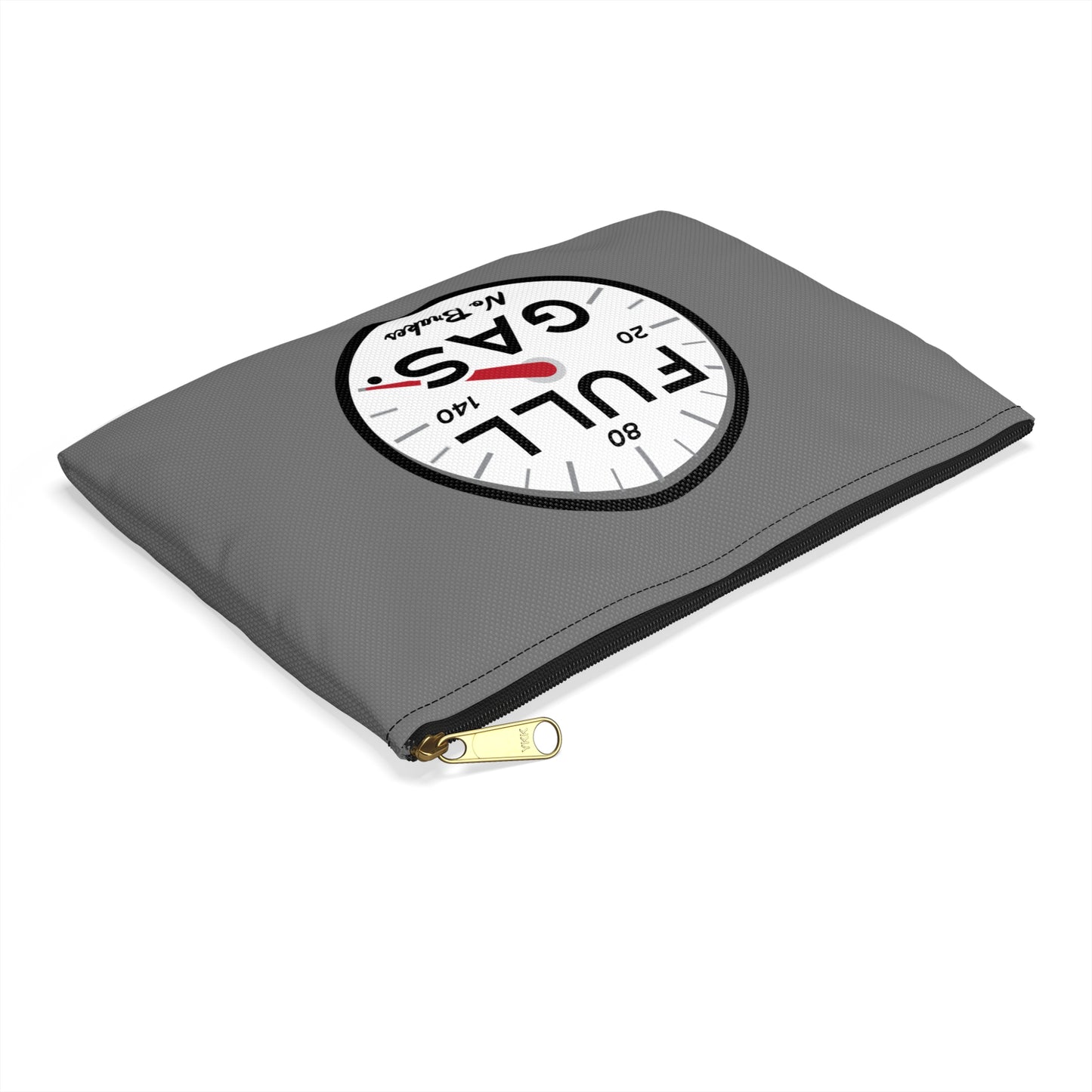 Full Gas Accessory Pouch — 'Full Gas, No Brakes' Zip Gadget Bag
