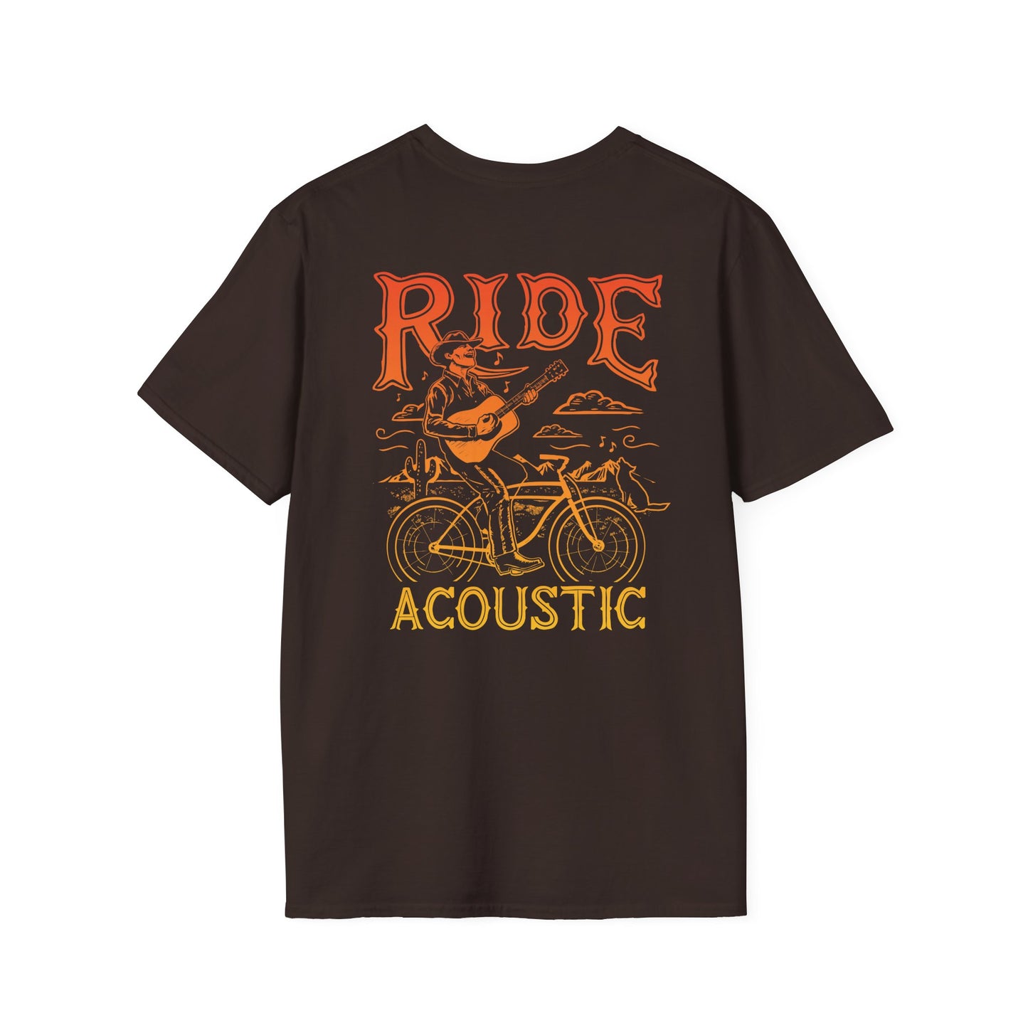 Acoustic Ride Back Print T-Shirt