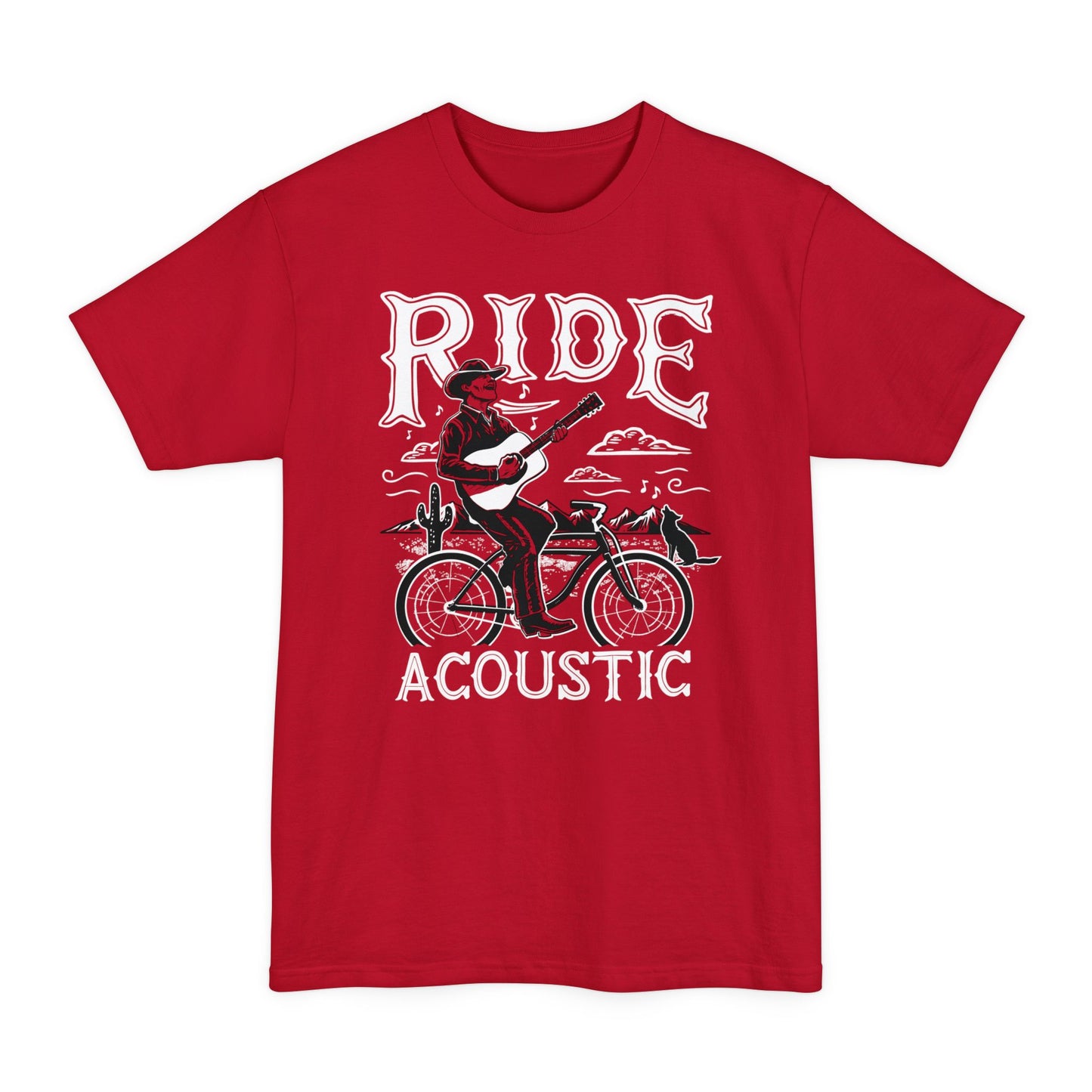Ride Acoustic T-Shirt — Tall Fit Bicycle Tee