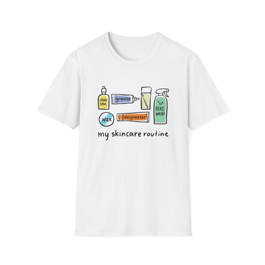 "My Skincare Routine" Cycling Graphic Tee