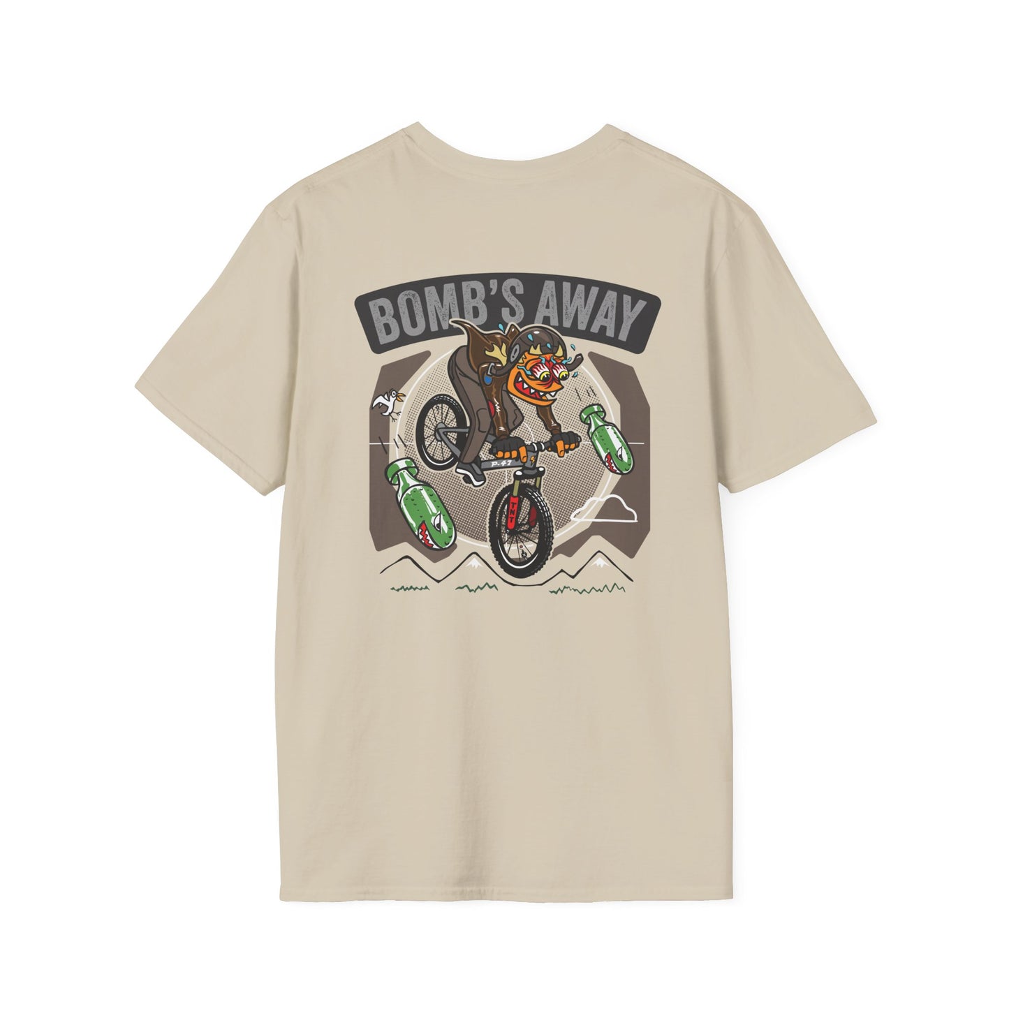 Bomb's Away MTB Back Print T-Shirt