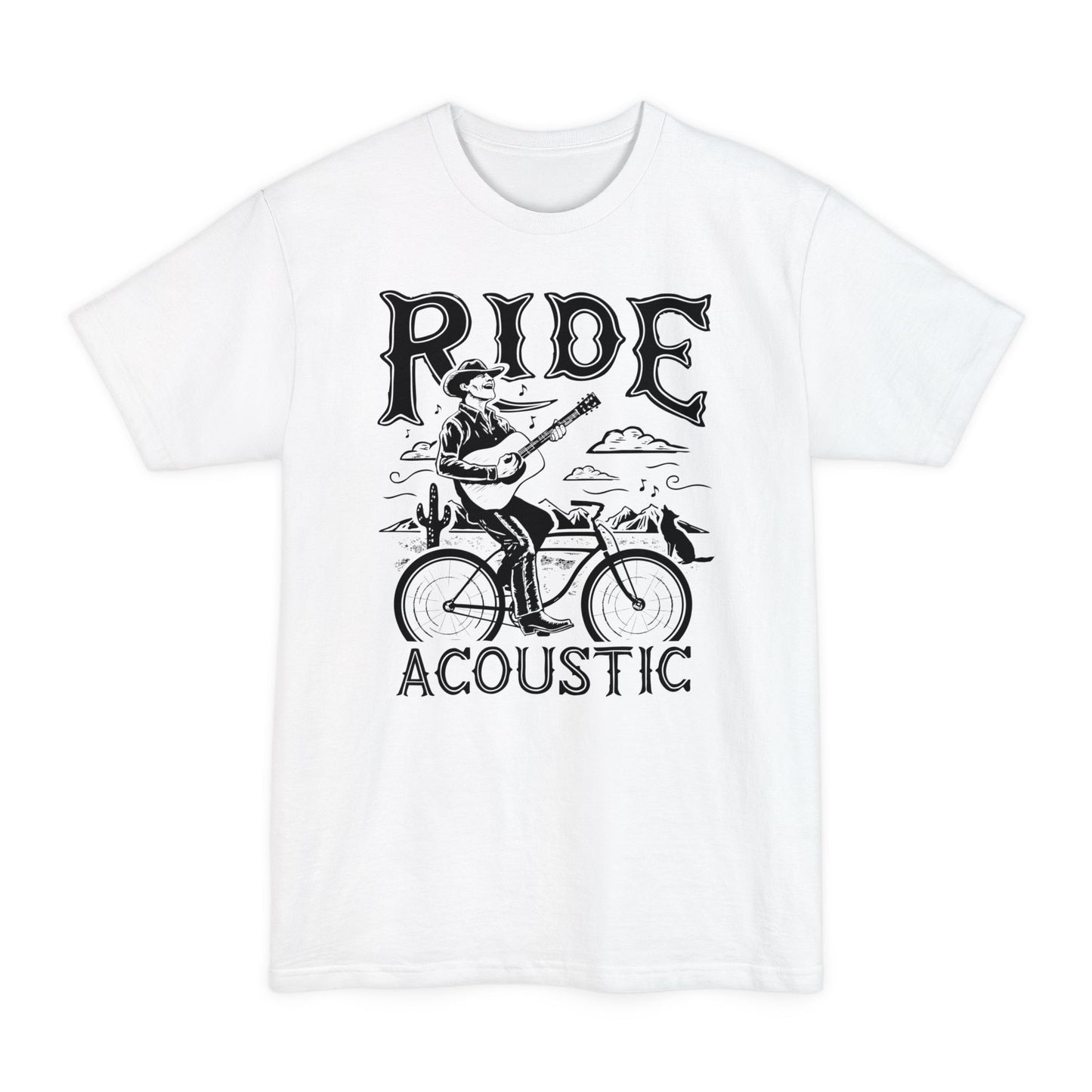Ride Acoustic T-Shirt — Tall Fit Bicycle Tee
