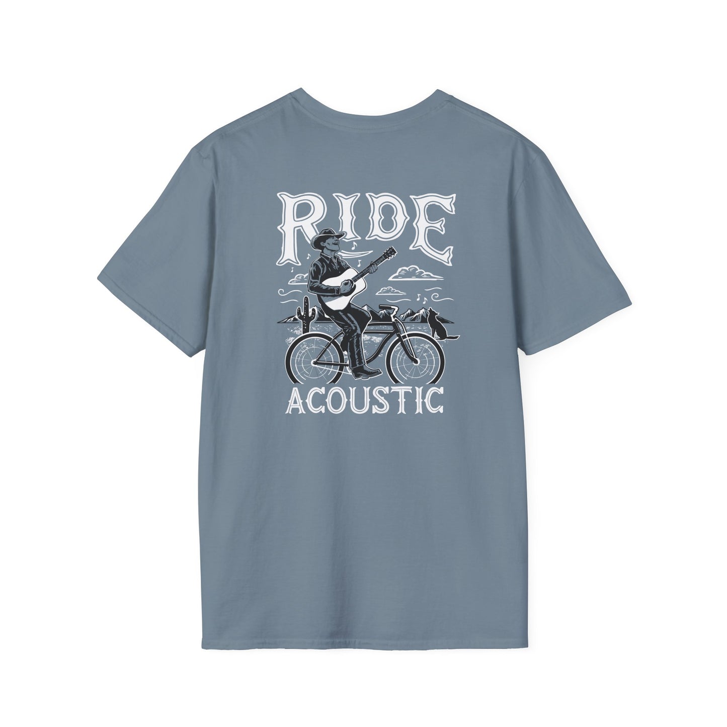 Acoustic Ride Back Print T-Shirt