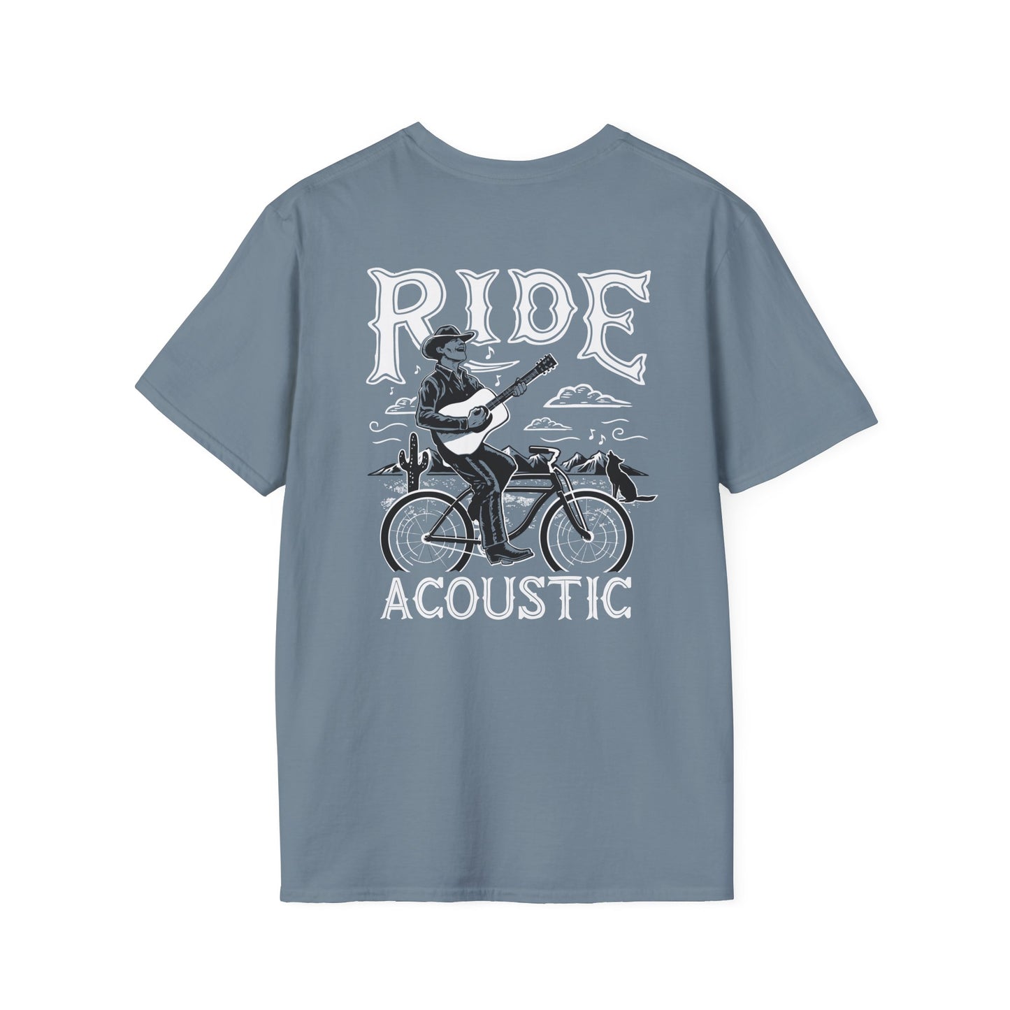 Acoustic Ride Back Print T-Shirt